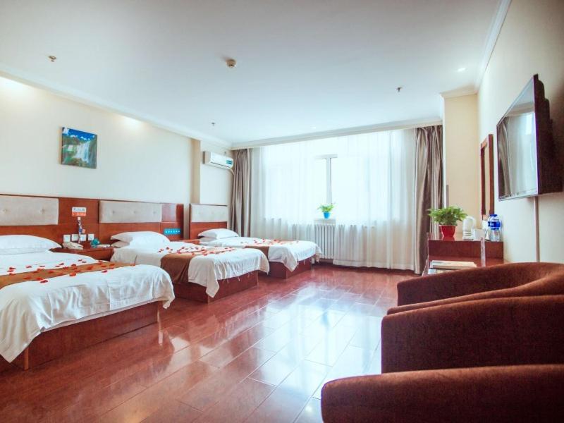 Greentree Inn Hebei Zhangjiakou Zhangbei Caoyuantian Rd Zhangku Avenue Express Hotel Экстерьер фото